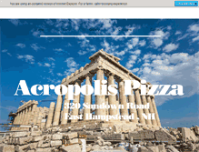 Tablet Screenshot of acropolis-pizza.com